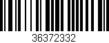 Código de barras (EAN, GTIN, SKU, ISBN): '36372332'