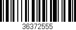 Código de barras (EAN, GTIN, SKU, ISBN): '36372555'