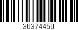 Código de barras (EAN, GTIN, SKU, ISBN): '36374450'