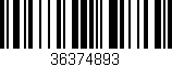Código de barras (EAN, GTIN, SKU, ISBN): '36374893'