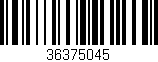 Código de barras (EAN, GTIN, SKU, ISBN): '36375045'