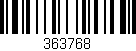 Código de barras (EAN, GTIN, SKU, ISBN): '363768'