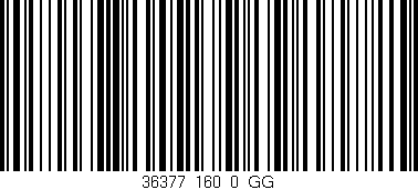 Código de barras (EAN, GTIN, SKU, ISBN): '36377_160_0_GG'