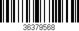 Código de barras (EAN, GTIN, SKU, ISBN): '36379568'