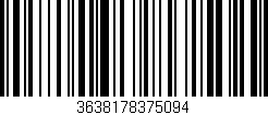Código de barras (EAN, GTIN, SKU, ISBN): '3638178375094'