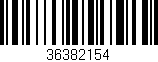 Código de barras (EAN, GTIN, SKU, ISBN): '36382154'