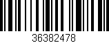 Código de barras (EAN, GTIN, SKU, ISBN): '36382478'