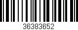 Código de barras (EAN, GTIN, SKU, ISBN): '36383652'