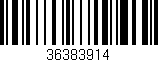 Código de barras (EAN, GTIN, SKU, ISBN): '36383914'