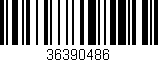 Código de barras (EAN, GTIN, SKU, ISBN): '36390486'