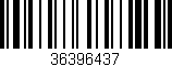 Código de barras (EAN, GTIN, SKU, ISBN): '36396437'