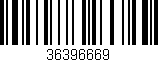 Código de barras (EAN, GTIN, SKU, ISBN): '36396669'
