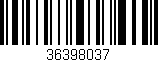 Código de barras (EAN, GTIN, SKU, ISBN): '36398037'