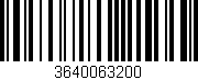 Código de barras (EAN, GTIN, SKU, ISBN): '3640063200'