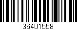 Código de barras (EAN, GTIN, SKU, ISBN): '36401558'