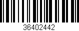 Código de barras (EAN, GTIN, SKU, ISBN): '36402442'