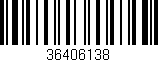 Código de barras (EAN, GTIN, SKU, ISBN): '36406138'