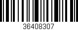 Código de barras (EAN, GTIN, SKU, ISBN): '36408307'