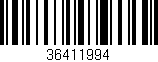 Código de barras (EAN, GTIN, SKU, ISBN): '36411994'