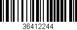 Código de barras (EAN, GTIN, SKU, ISBN): '36412244'