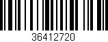Código de barras (EAN, GTIN, SKU, ISBN): '36412720'