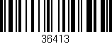 Código de barras (EAN, GTIN, SKU, ISBN): '36413'