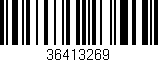 Código de barras (EAN, GTIN, SKU, ISBN): '36413269'