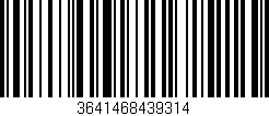 Código de barras (EAN, GTIN, SKU, ISBN): '3641468439314'
