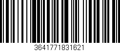 Código de barras (EAN, GTIN, SKU, ISBN): '3641771831621'