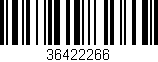 Código de barras (EAN, GTIN, SKU, ISBN): '36422266'