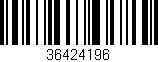 Código de barras (EAN, GTIN, SKU, ISBN): '36424196'