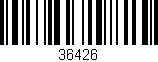 Código de barras (EAN, GTIN, SKU, ISBN): '36426'