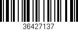 Código de barras (EAN, GTIN, SKU, ISBN): '36427137'