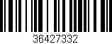 Código de barras (EAN, GTIN, SKU, ISBN): '36427332'