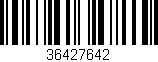 Código de barras (EAN, GTIN, SKU, ISBN): '36427642'