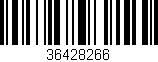 Código de barras (EAN, GTIN, SKU, ISBN): '36428266'
