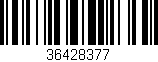 Código de barras (EAN, GTIN, SKU, ISBN): '36428377'
