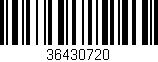 Código de barras (EAN, GTIN, SKU, ISBN): '36430720'