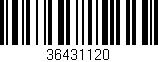 Código de barras (EAN, GTIN, SKU, ISBN): '36431120'