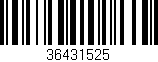 Código de barras (EAN, GTIN, SKU, ISBN): '36431525'