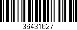 Código de barras (EAN, GTIN, SKU, ISBN): '36431627'