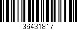 Código de barras (EAN, GTIN, SKU, ISBN): '36431817'