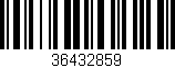 Código de barras (EAN, GTIN, SKU, ISBN): '36432859'