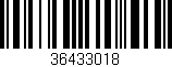 Código de barras (EAN, GTIN, SKU, ISBN): '36433018'