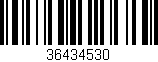 Código de barras (EAN, GTIN, SKU, ISBN): '36434530'