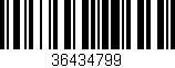 Código de barras (EAN, GTIN, SKU, ISBN): '36434799'