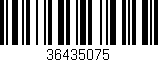 Código de barras (EAN, GTIN, SKU, ISBN): '36435075'