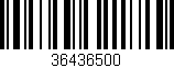 Código de barras (EAN, GTIN, SKU, ISBN): '36436500'