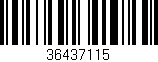 Código de barras (EAN, GTIN, SKU, ISBN): '36437115'