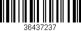 Código de barras (EAN, GTIN, SKU, ISBN): '36437237'